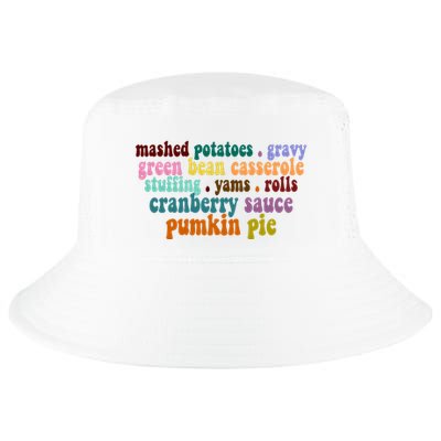 Mashed Potatoes Pumpkin Pie Holiday Food Lover Cool Comfort Performance Bucket Hat