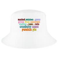 Mashed Potatoes Pumpkin Pie Holiday Food Lover Cool Comfort Performance Bucket Hat