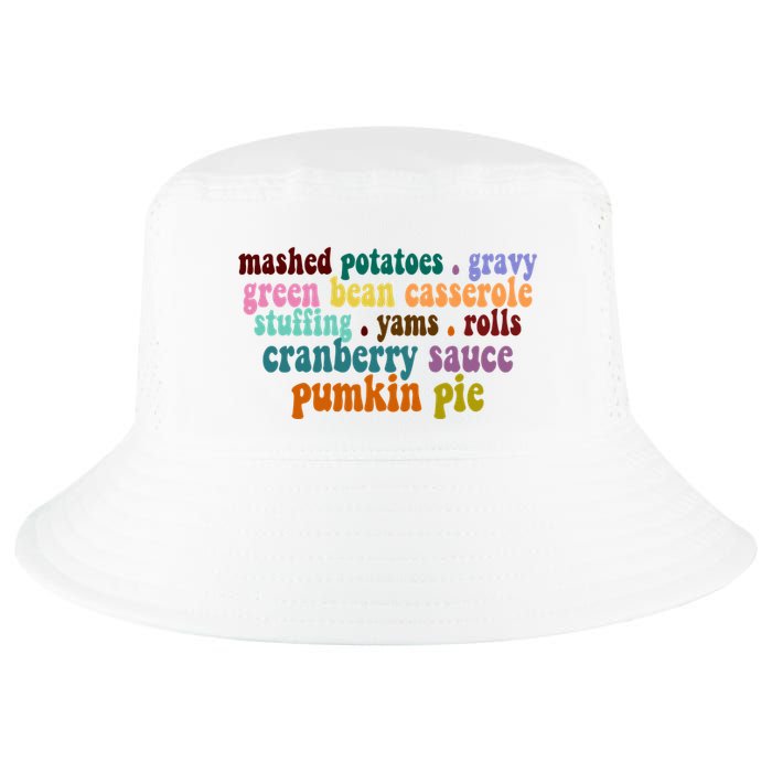 Mashed Potatoes Pumpkin Pie Holiday Food Lover Cool Comfort Performance Bucket Hat