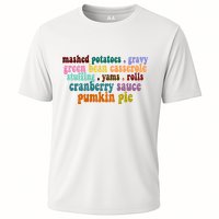Mashed Potatoes Pumpkin Pie Holiday Food Lover Cooling Performance Crew T-Shirt