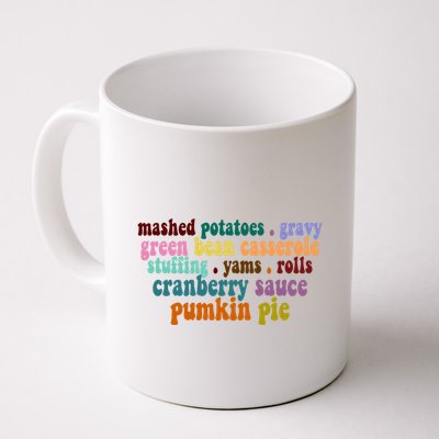 Mashed Potatoes Pumpkin Pie Holiday Food Lover Mug