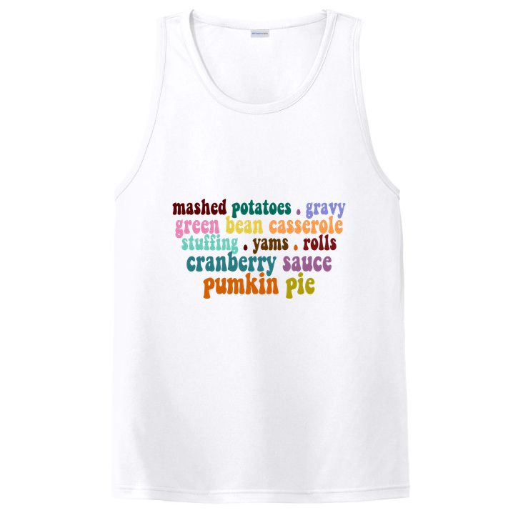 Mashed Potatoes Pumpkin Pie Holiday Food Lover PosiCharge Competitor Tank