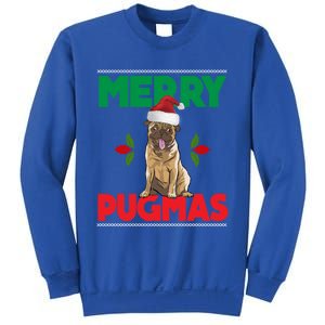 Merry Pugmas Pug Dog Cool Gift Merry Christmas Funny Xmas Meaningful Gift Sweatshirt