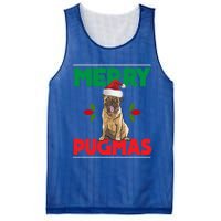 Merry Pugmas Pug Dog Cool Gift Merry Christmas Funny Xmas Meaningful Gift Mesh Reversible Basketball Jersey Tank