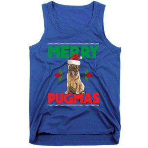 Merry Pugmas Pug Dog Cool Gift Merry Christmas Funny Xmas Meaningful Gift Tank Top