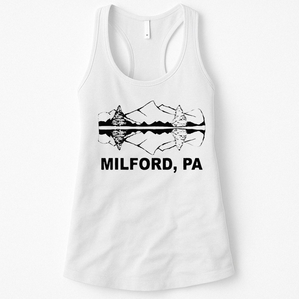 Milford PA Pennsylvania Womens Tank Top