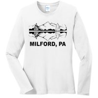 Milford PA Pennsylvania Ladies Long Sleeve Shirt