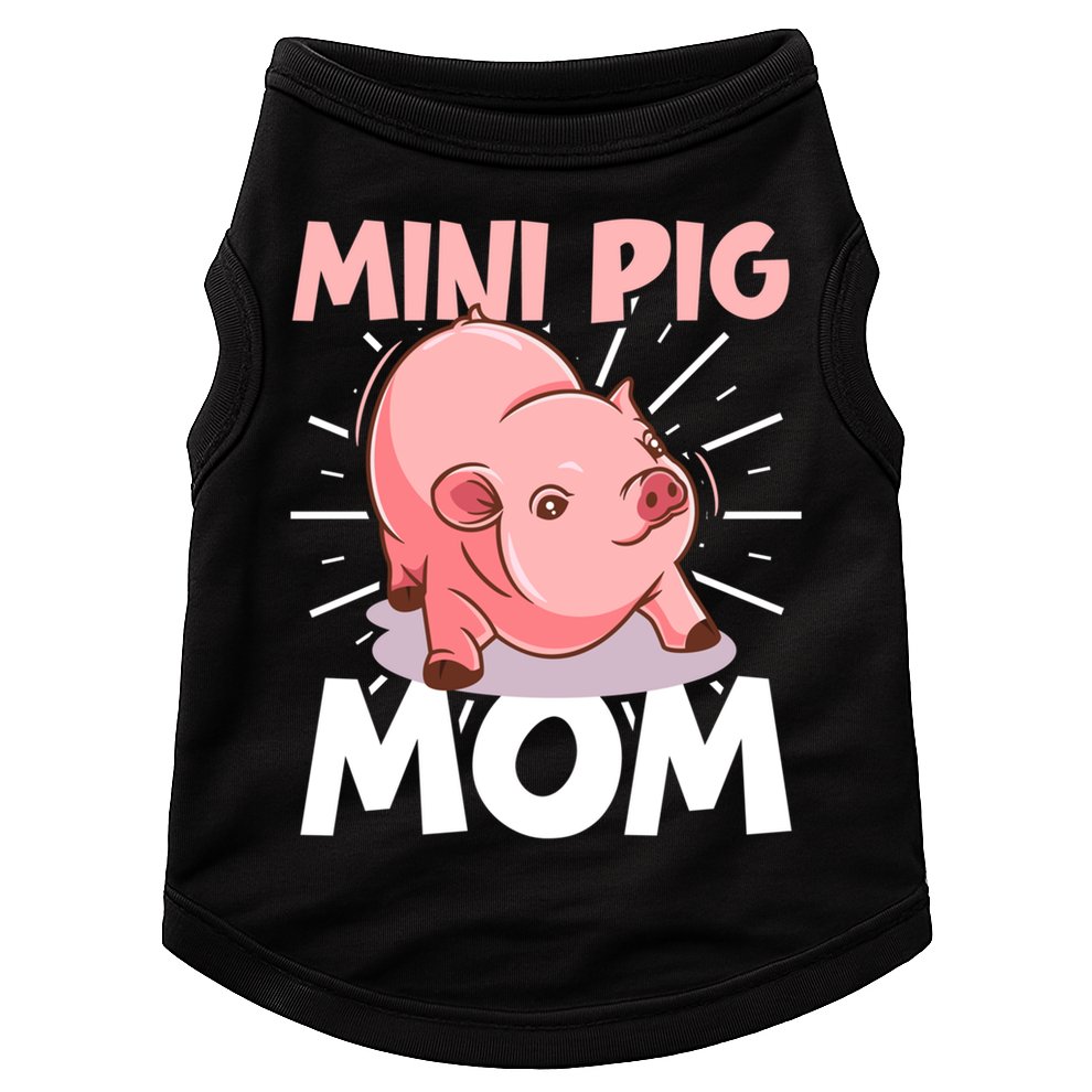 Mini Pig Piglet Swine Farm Animal Piggy Cute Pig Mom Gift Doggie Tank