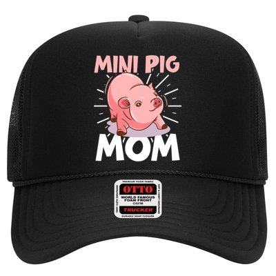 Mini Pig Piglet Swine Farm Animal Piggy Cute Pig Mom Gift Trucker Hat