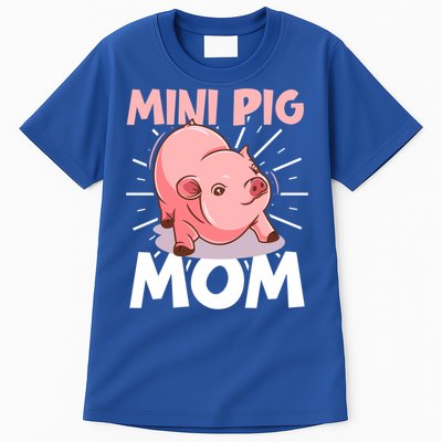 Mini Pig Piglet Swine Farm Animal Piggy Cute Pig Mom Gift Tall T-Shirt