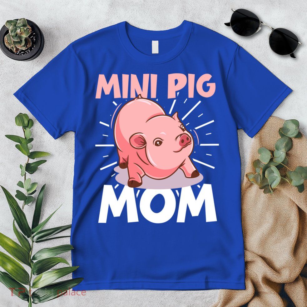Mini Pig Piglet Swine Farm Animal Piggy Cute Pig Mom Gift Premium T-Shirt