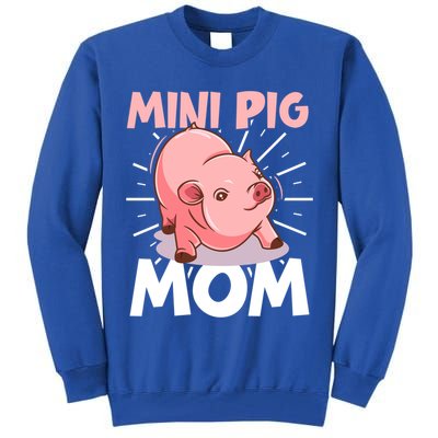 Mini Pig Piglet Swine Farm Animal Piggy Cute Pig Mom Gift Tall Sweatshirt