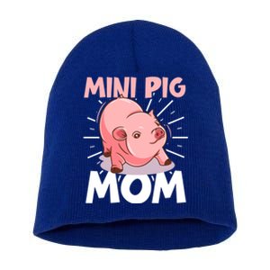 Mini Pig Piglet Swine Farm Animal Piggy Cute Pig Mom Gift Short Acrylic Beanie