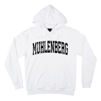 Muhlenberg Pennsylvania PA Vintage Athletic Sports Black Des Hoodie