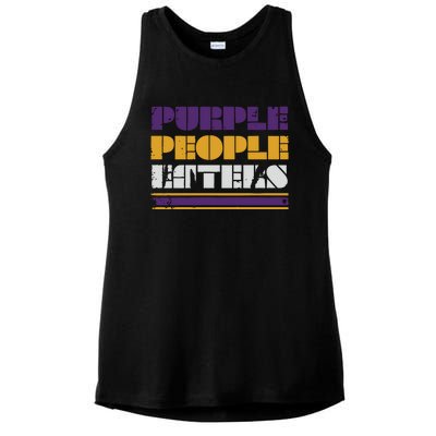 Minnesota Purple People Eaters Ladies PosiCharge Tri-Blend Wicking Tank