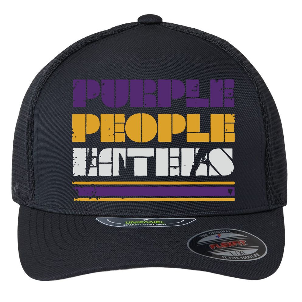 Minnesota Purple People Eaters Flexfit Unipanel Trucker Cap