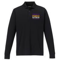 Minnesota Purple People Eaters Performance Long Sleeve Polo