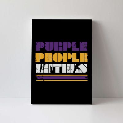 Minnesota Purple People Eaters Canvas