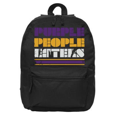 Minnesota Purple People Eaters 16 in Basic Backpack
