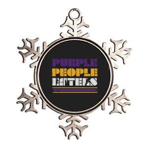 Minnesota Purple People Eaters Metallic Star Ornament