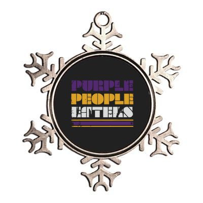 Minnesota Purple People Eaters Metallic Star Ornament