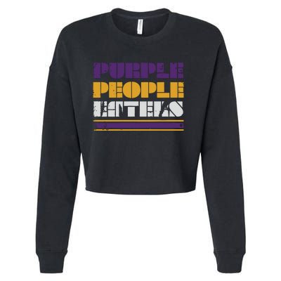 Minnesota Purple People Eaters Cropped Pullover Crew