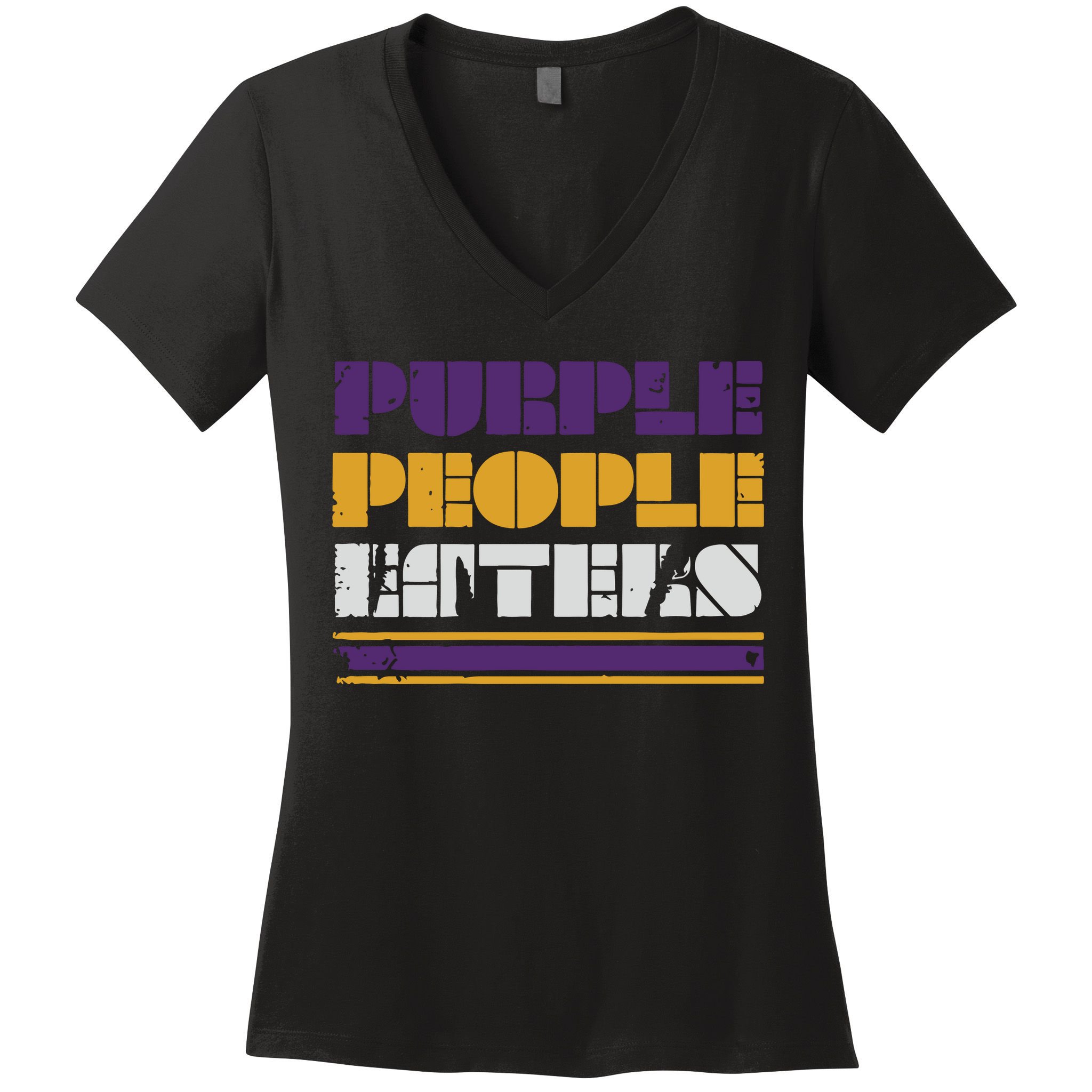 Minnesota Purple People Eaters Women's V-Neck T-Shirt
