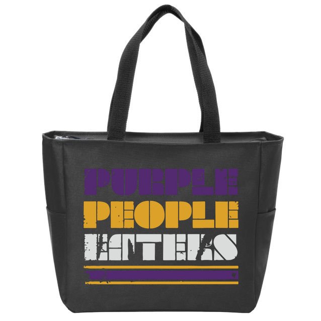 Minnesota Purple People Eaters Zip Tote Bag