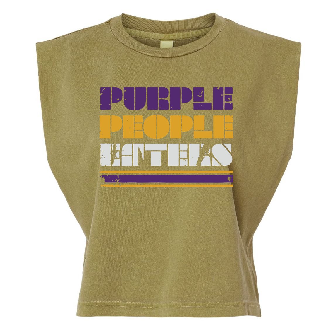 Minnesota Purple People Eaters Garment-Dyed Women's Muscle Tee