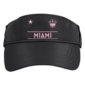 Miami Pink Palm Designer Badge Adult Drive Performance Visor