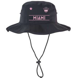 Miami Pink Palm Designer Badge Legacy Cool Fit Booney Bucket Hat