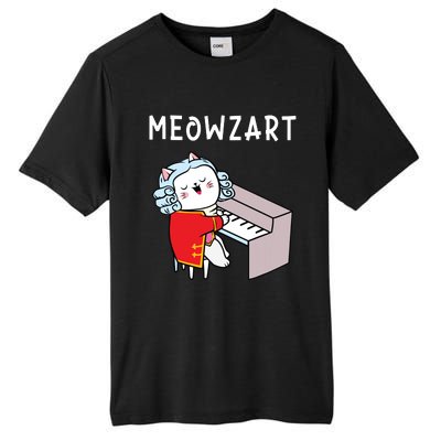 Meowzart Piano Player Pianist Classical Music Lover Tall Fusion ChromaSoft Performance T-Shirt