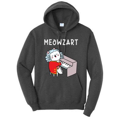 Meowzart Piano Player Pianist Classical Music Lover Tall Hoodie