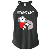 Meowzart Piano Player Pianist Classical Music Lover Women's Perfect Tri Rocker Tank