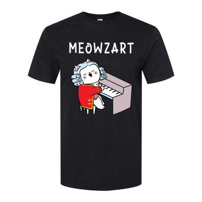 Meowzart Piano Player Pianist Classical Music Lover Softstyle CVC T-Shirt