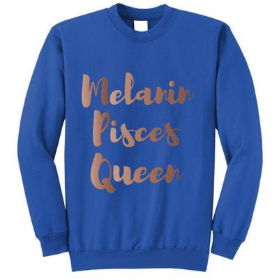 Melanin Pisces Queen Thats My Excuse Zodiac Birthday Gift Sweatshirt