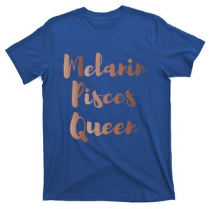 Melanin Pisces Queen Thats My Excuse Zodiac Birthday Gift T-Shirt