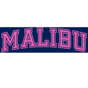 Malibu Pink Retro Bumper Sticker