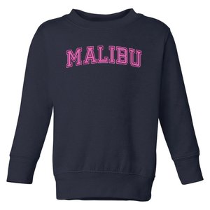 Malibu Pink Retro Toddler Sweatshirt