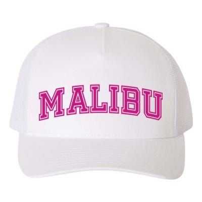 Malibu Pink Retro Yupoong Adult 5-Panel Trucker Hat