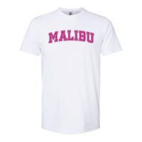 Malibu Pink Retro Softstyle CVC T-Shirt