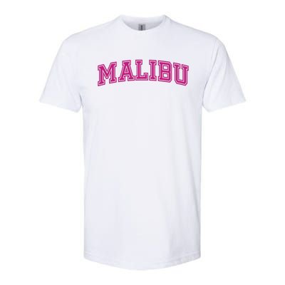 Malibu Pink Retro Softstyle CVC T-Shirt