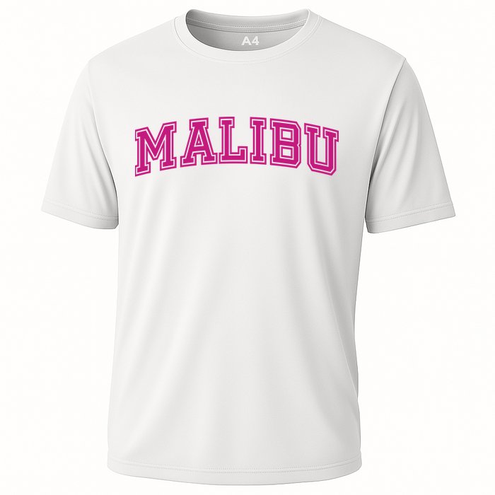 Malibu Pink Retro Cooling Performance Crew T-Shirt