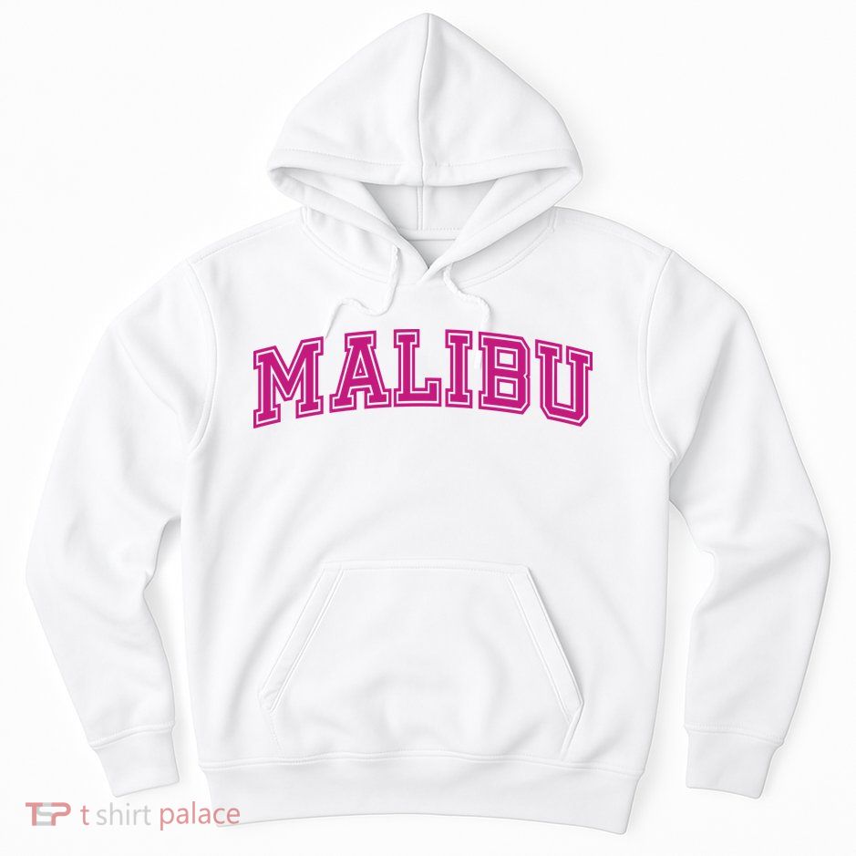 Malibu Pink Retro Hoodie