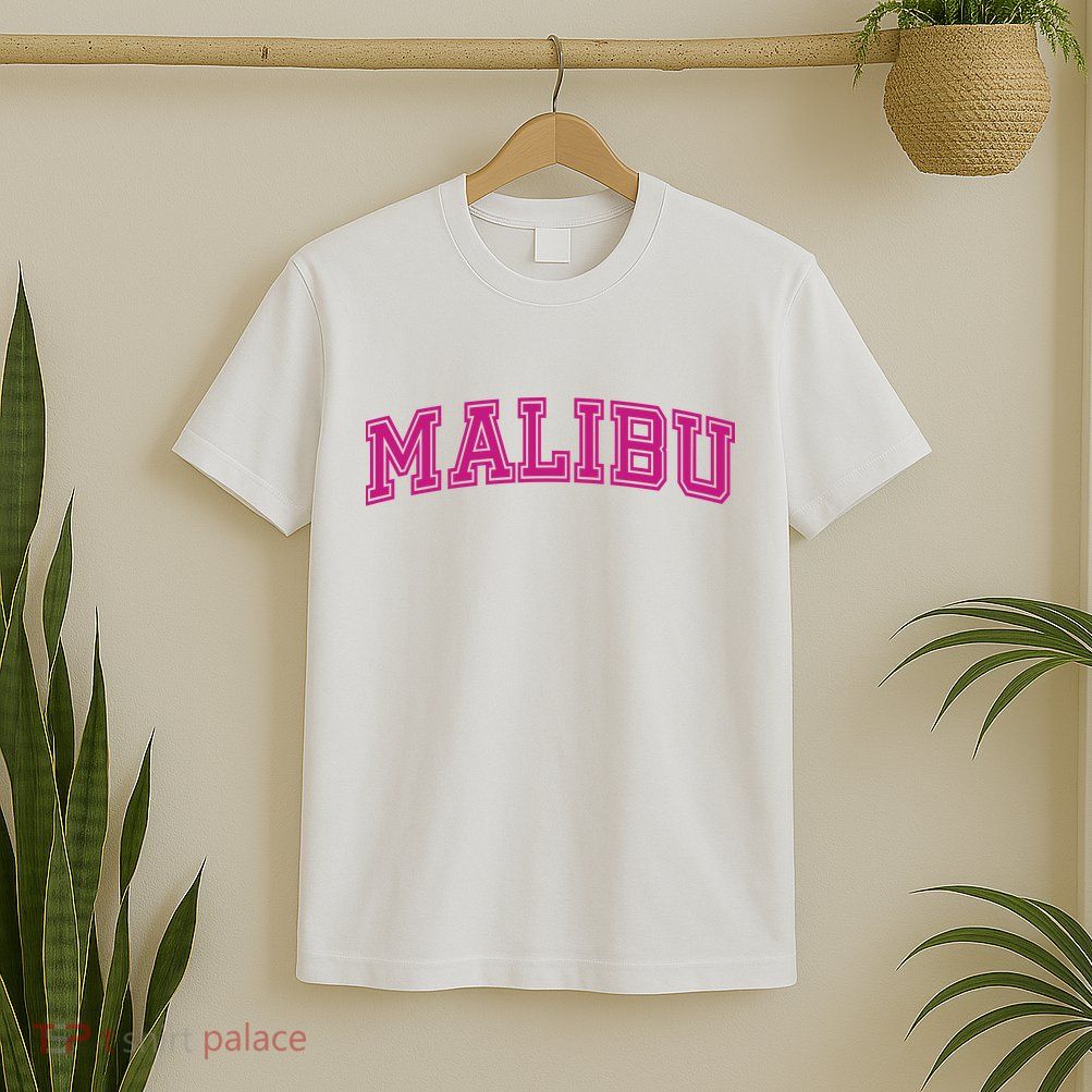 Malibu Pink Retro T-Shirt