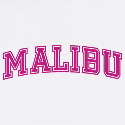 Malibu Pink Retro T-Shirt