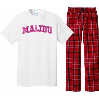 Malibu Pink Retro Pajama Set