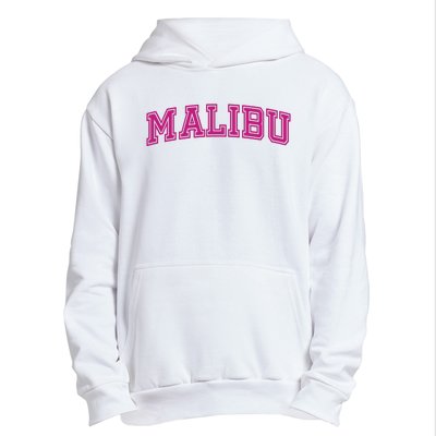 Malibu Pink Retro Urban Pullover Hoodie