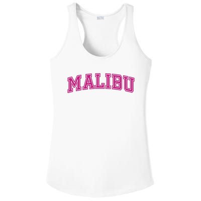 Malibu Pink Retro Ladies PosiCharge Competitor Racerback Tank