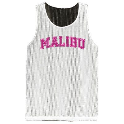 Malibu Pink Retro Mesh Reversible Basketball Jersey Tank